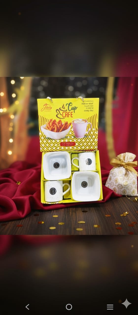 Cup Cafe Snack Set